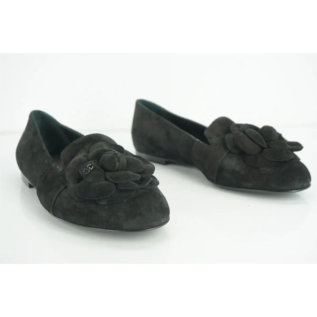 Chanel shoes - Camellia Loafer 17B - Camellia Loafer - Black - Black, Manufacturer: Black (UPC: 3572640049499) 2