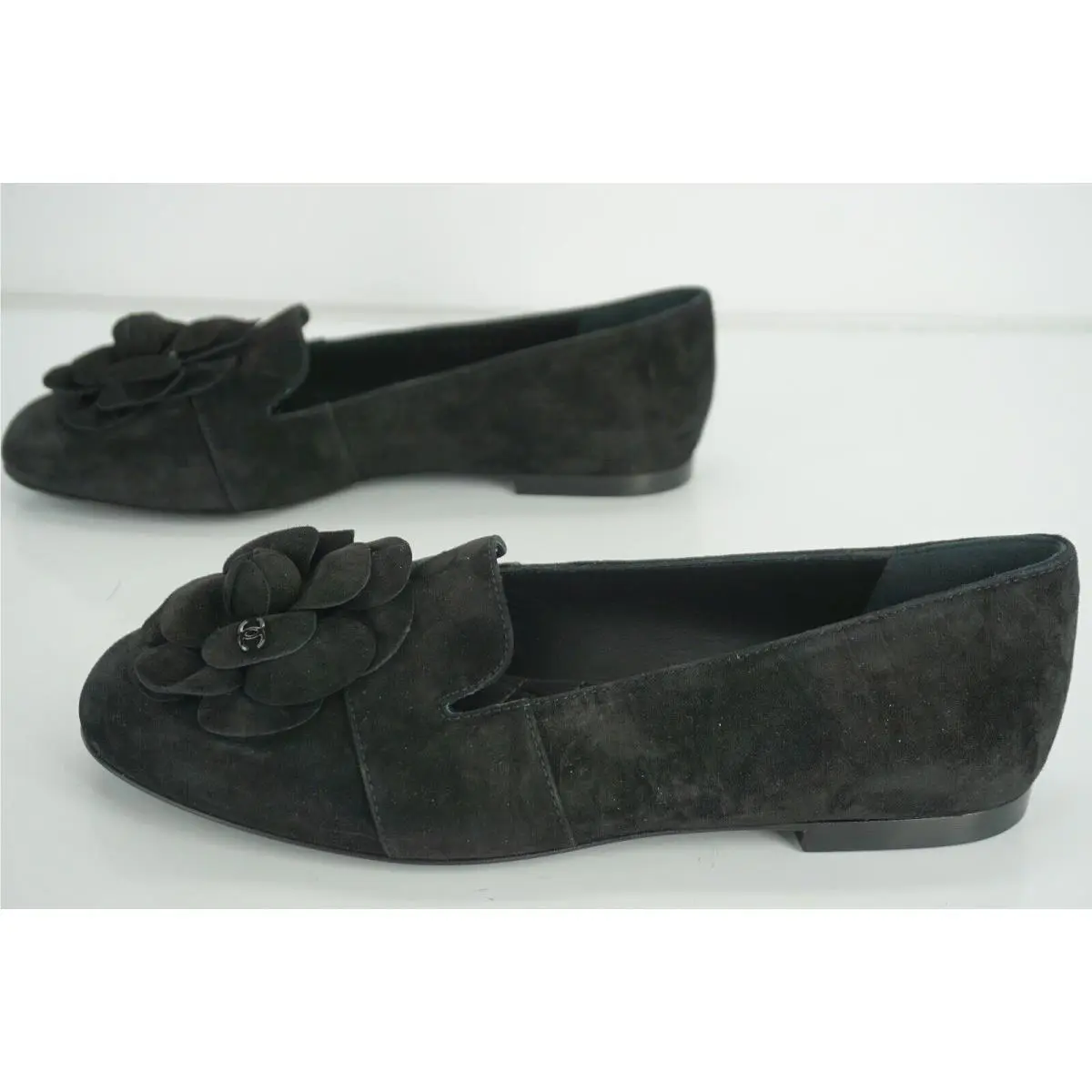 Chanel shoes - Camellia Loafer 17B - Camellia Loafer - Black - Black, Manufacturer: Black (UPC: 3572640049499) 6