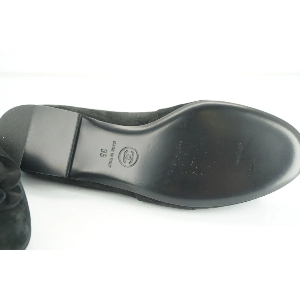 Chanel shoes - Camellia Loafer 17B - Camellia Loafer - Black - Black, Manufacturer: Black (UPC: 3572640049499) 9
