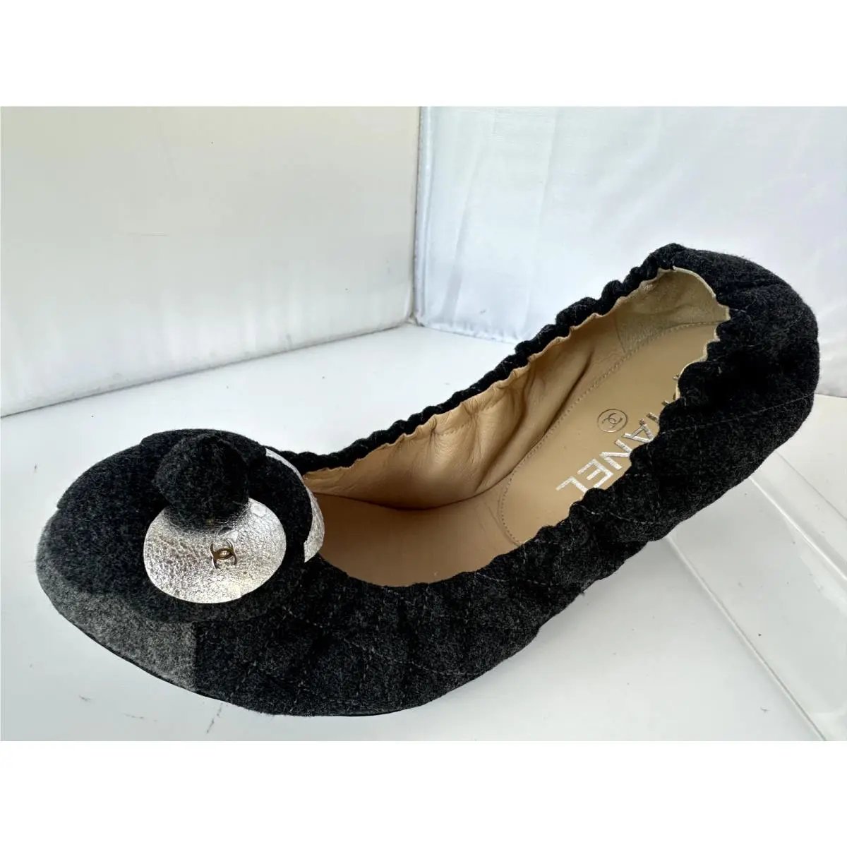 Chanel shoes - flats - flats - Gray (UPC: 3572627935241) 19