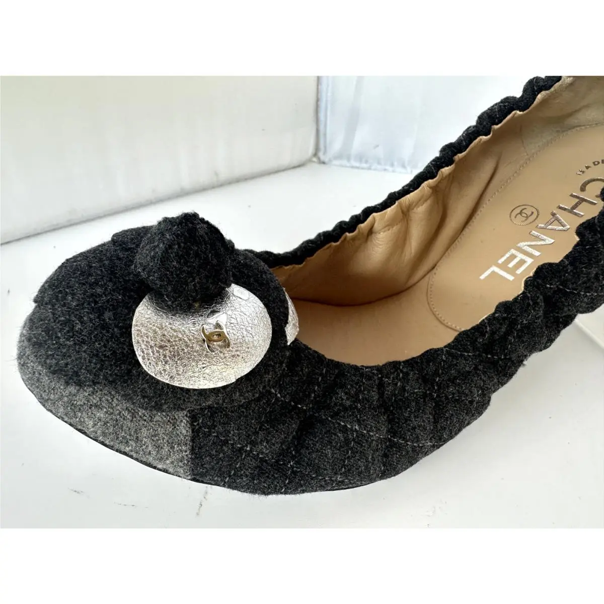 Chanel shoes - flats - flats - Gray (UPC: 3572627935241) 20