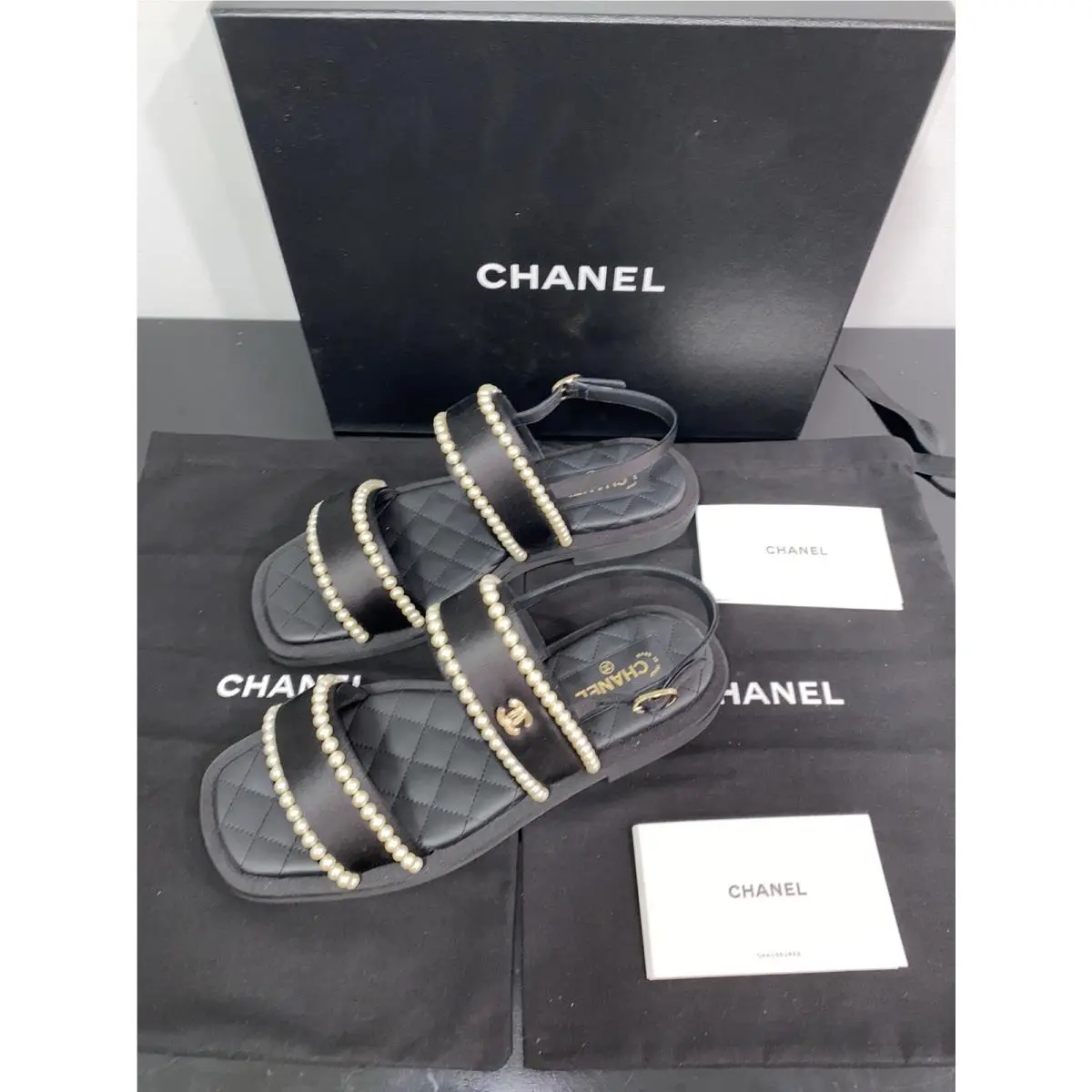 Chanel shoes - Chanel Sandal - Sandal - G38423 X56426 94305 - Black 10