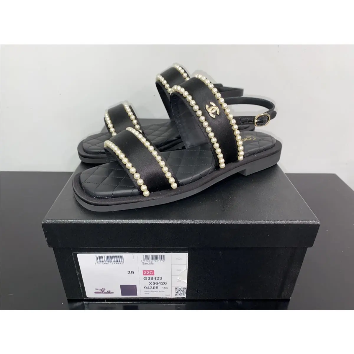 Chanel shoes - Chanel Sandal - Sandal - G38423 X56426 94305 - Black 2