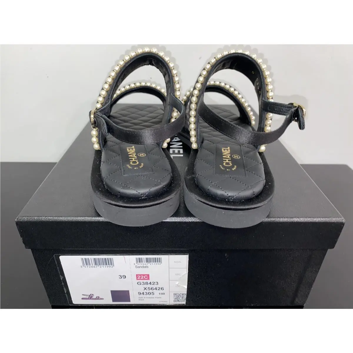 Chanel shoes - Chanel Sandal - Sandal - G38423 X56426 94305 - Black 4