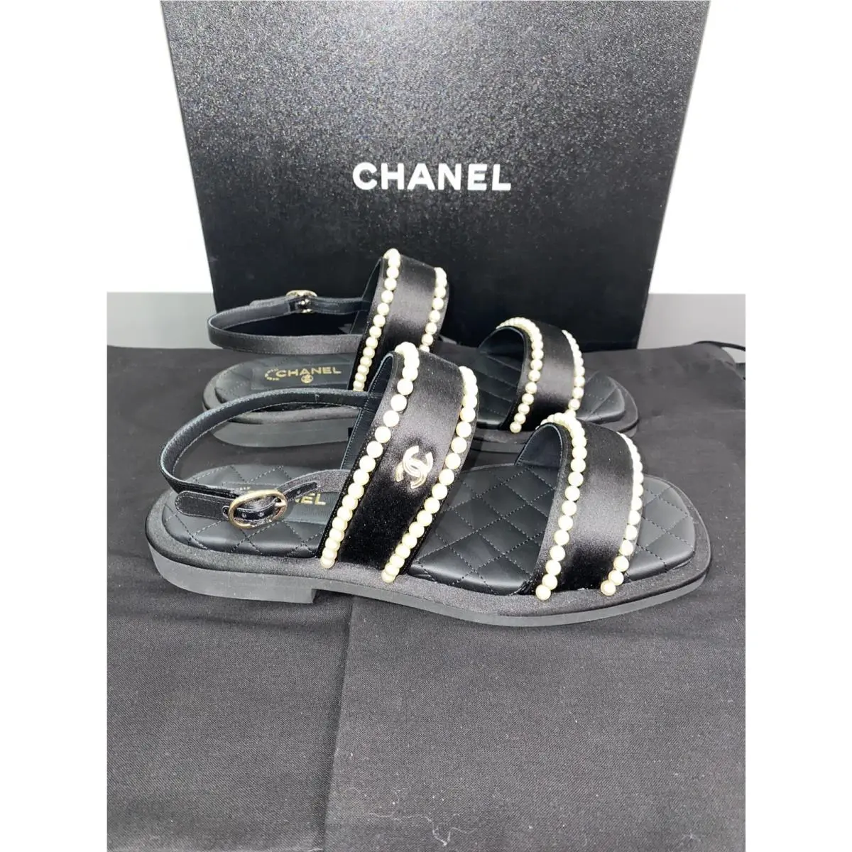 Chanel shoes - Chanel Sandal - Sandal - G38423 X56426 94305 - Black 6