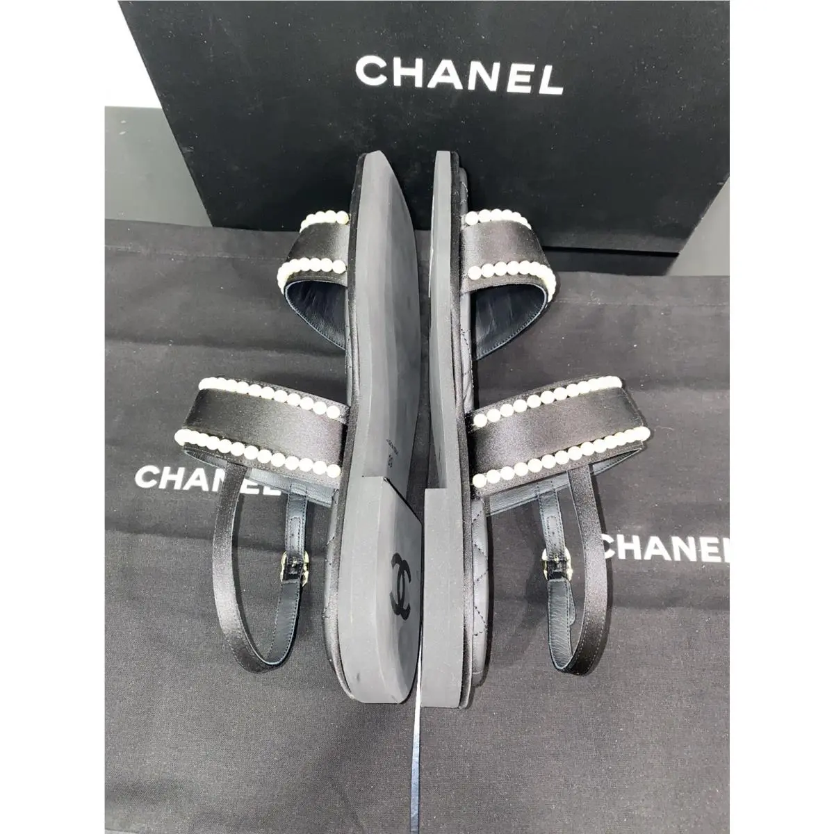 Chanel shoes - Chanel Sandal - Sandal - G38423 X56426 94305 - Black 7