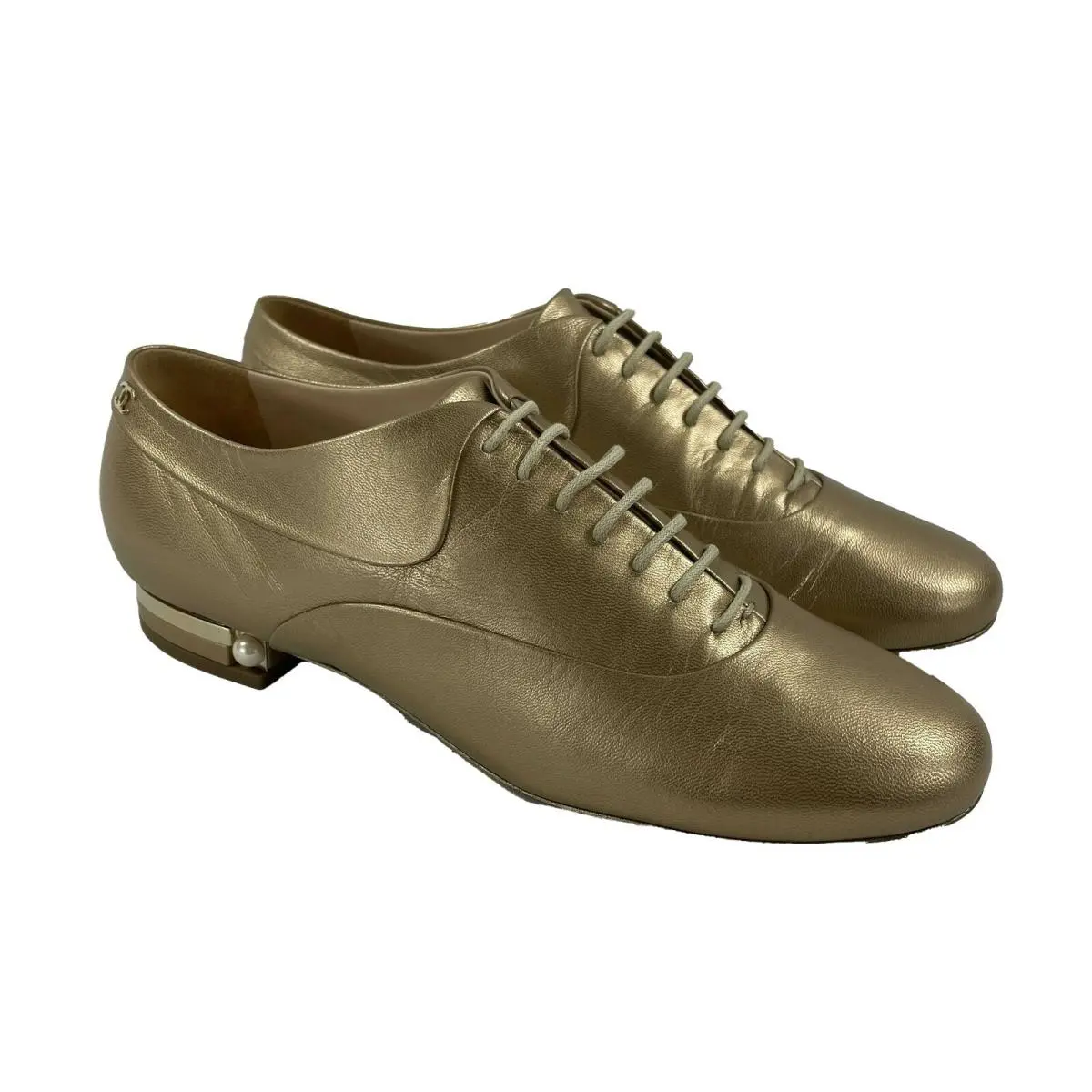Chanel shoes - Gold 2