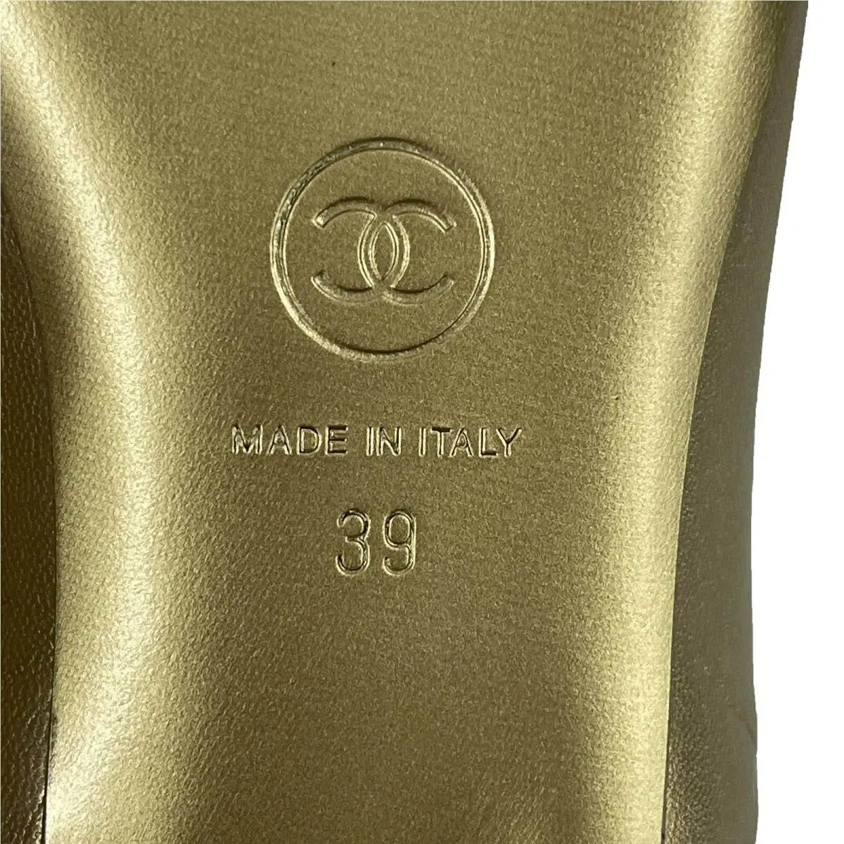 Chanel shoes - Gold 10