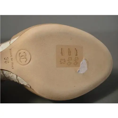 Chanel shoes - CHANEL Camellia - Camellia - Beige (UPC: 3572631145100) 9