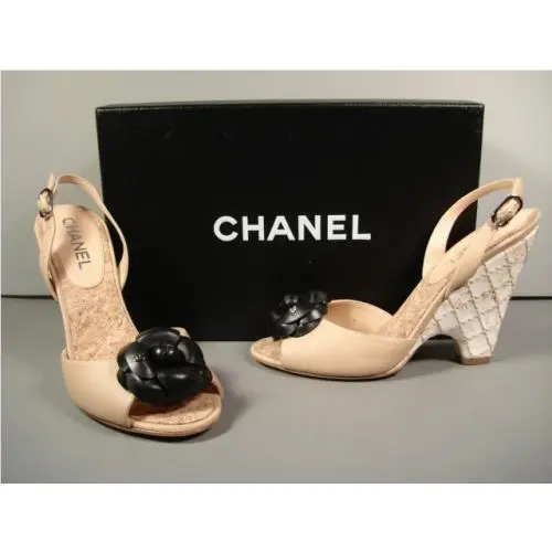 Chanel shoes - CHANEL Camellia - Camellia - Beige (UPC: 3572631145100) 0