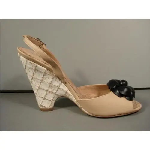 Chanel shoes - CHANEL Camellia - Camellia - Beige (UPC: 3572631145100) 5