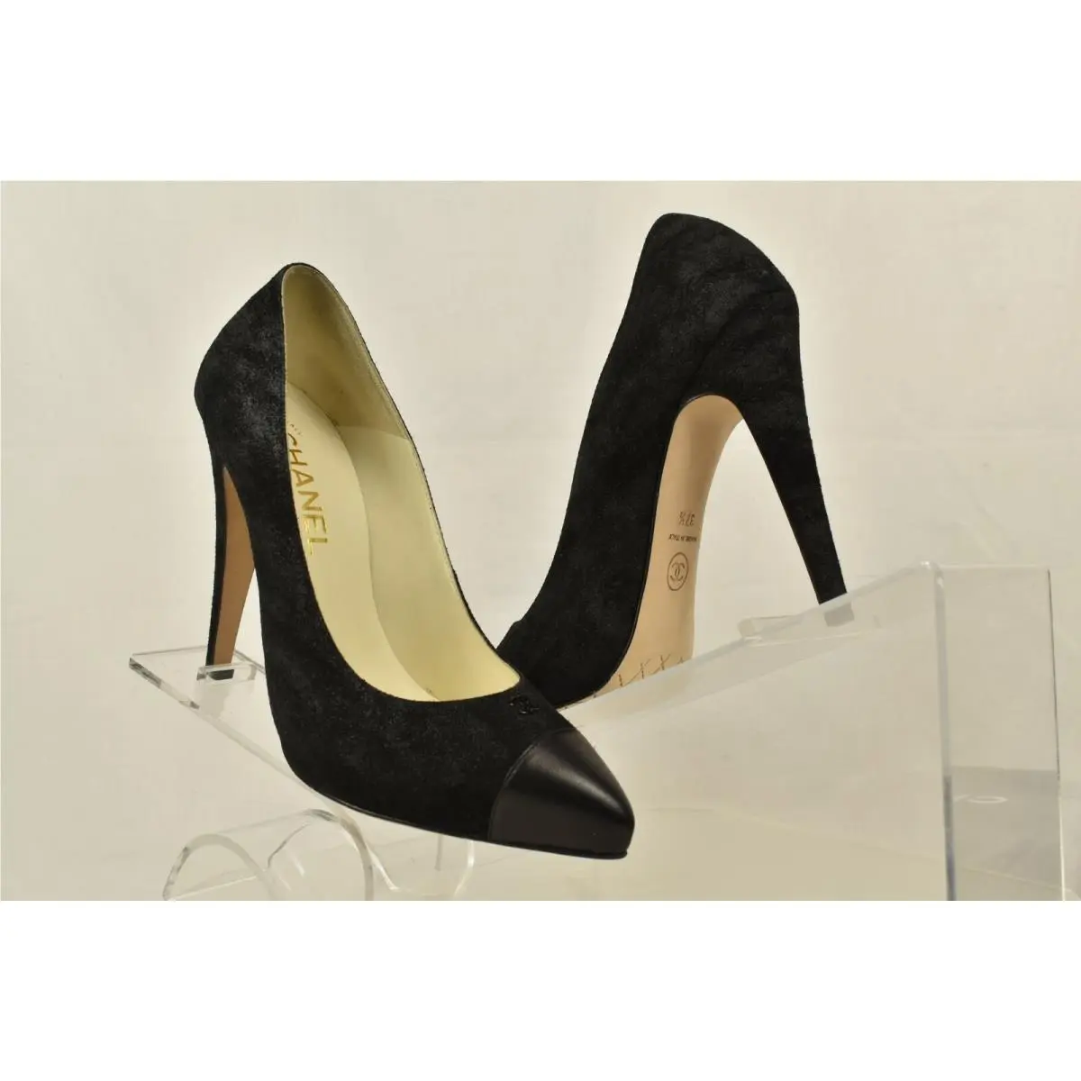 Chanel shoes - CHANEL G28778 SHIMMER - SHIMMER - Black (UPC: 3572628965681) 0