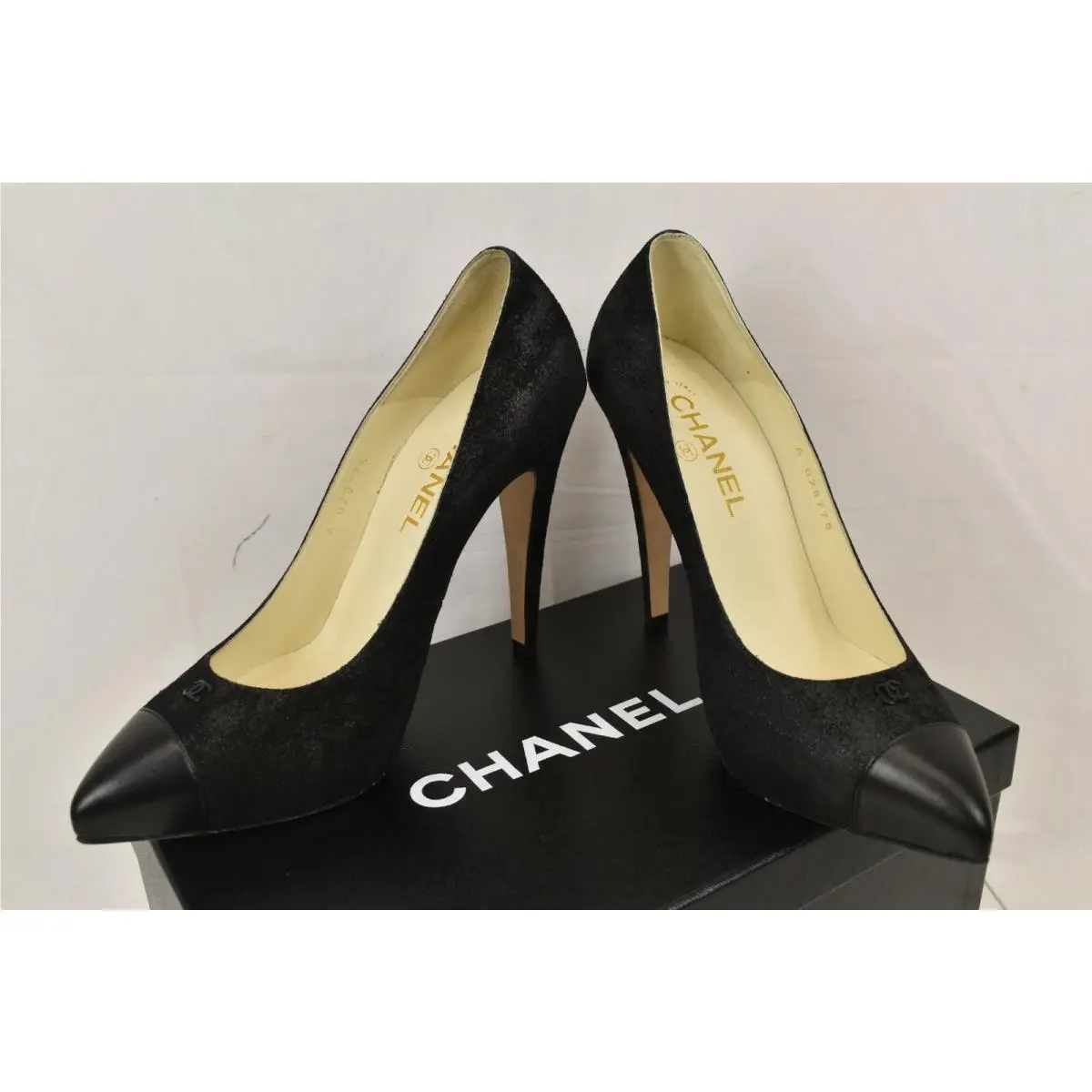 Chanel shoes - CHANEL G28778 SHIMMER - SHIMMER - Black (UPC: 3572628965681) 1