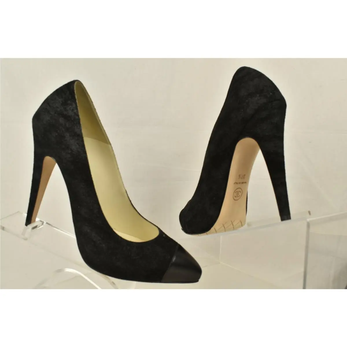 Chanel shoes - CHANEL G28778 SHIMMER - SHIMMER - Black (UPC: 3572628965681) 6