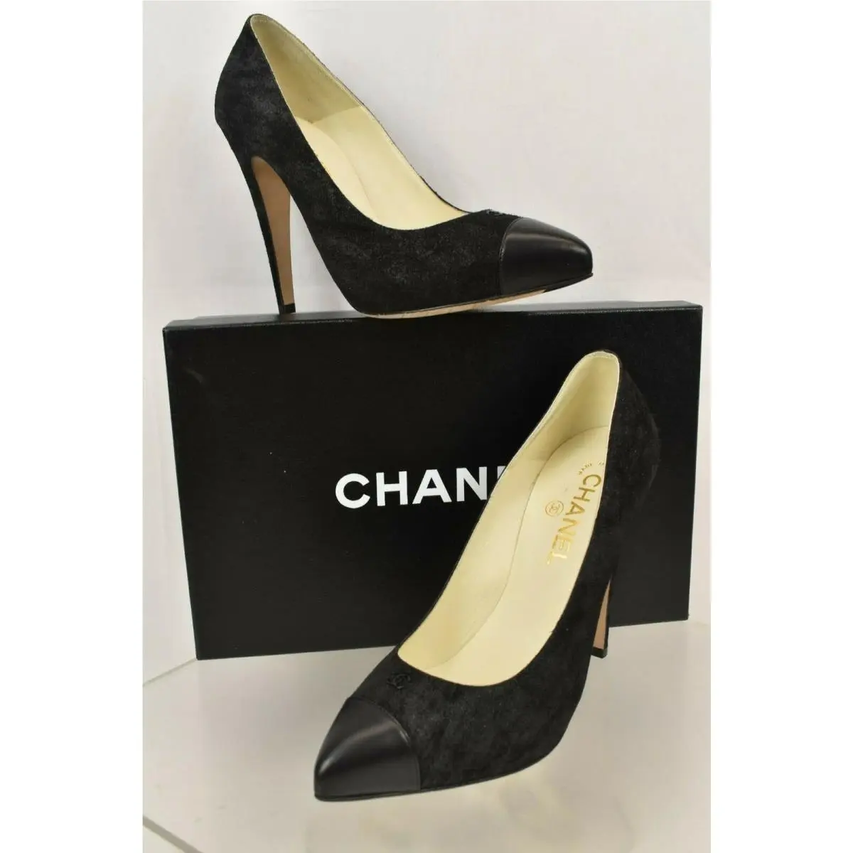 Chanel shoes - CHANEL G28778 SHIMMER - SHIMMER - Black (UPC: 3572628965681) 7
