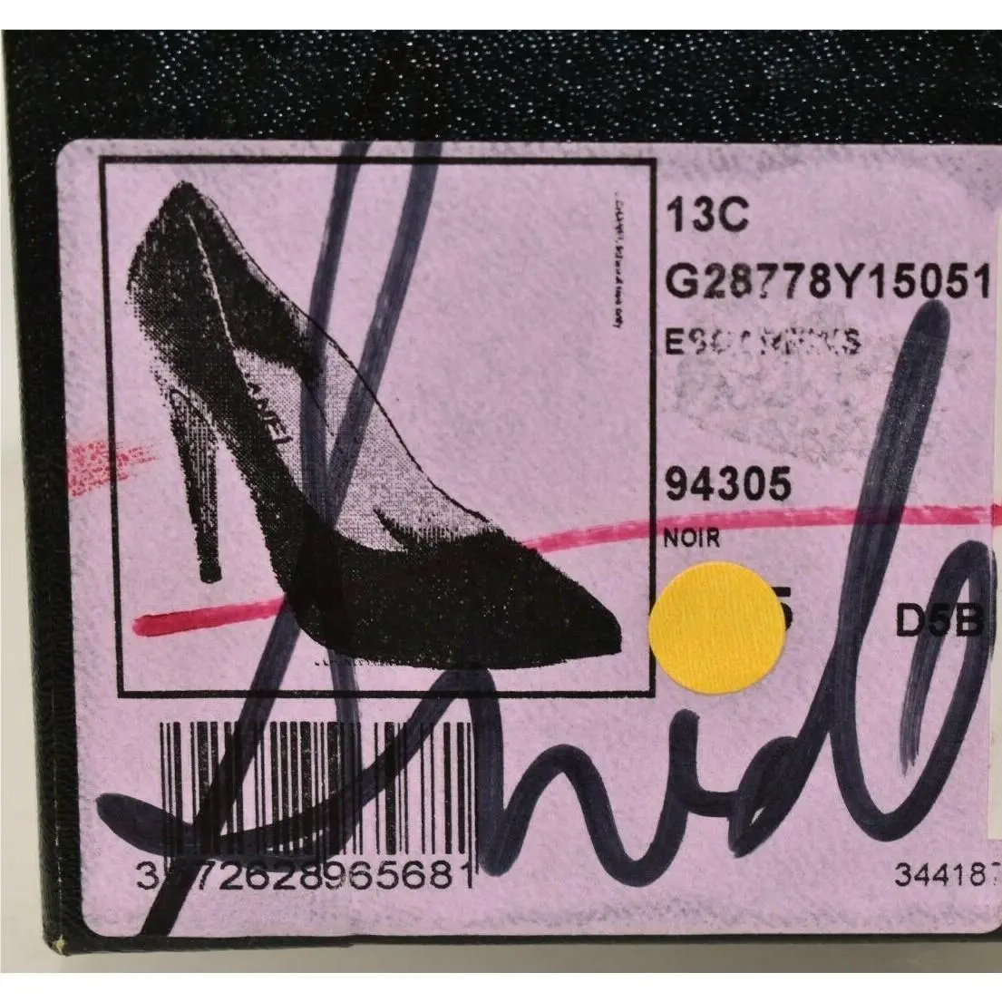 Chanel shoes - CHANEL G28778 SHIMMER - SHIMMER - Black (UPC: 3572628965681) 10