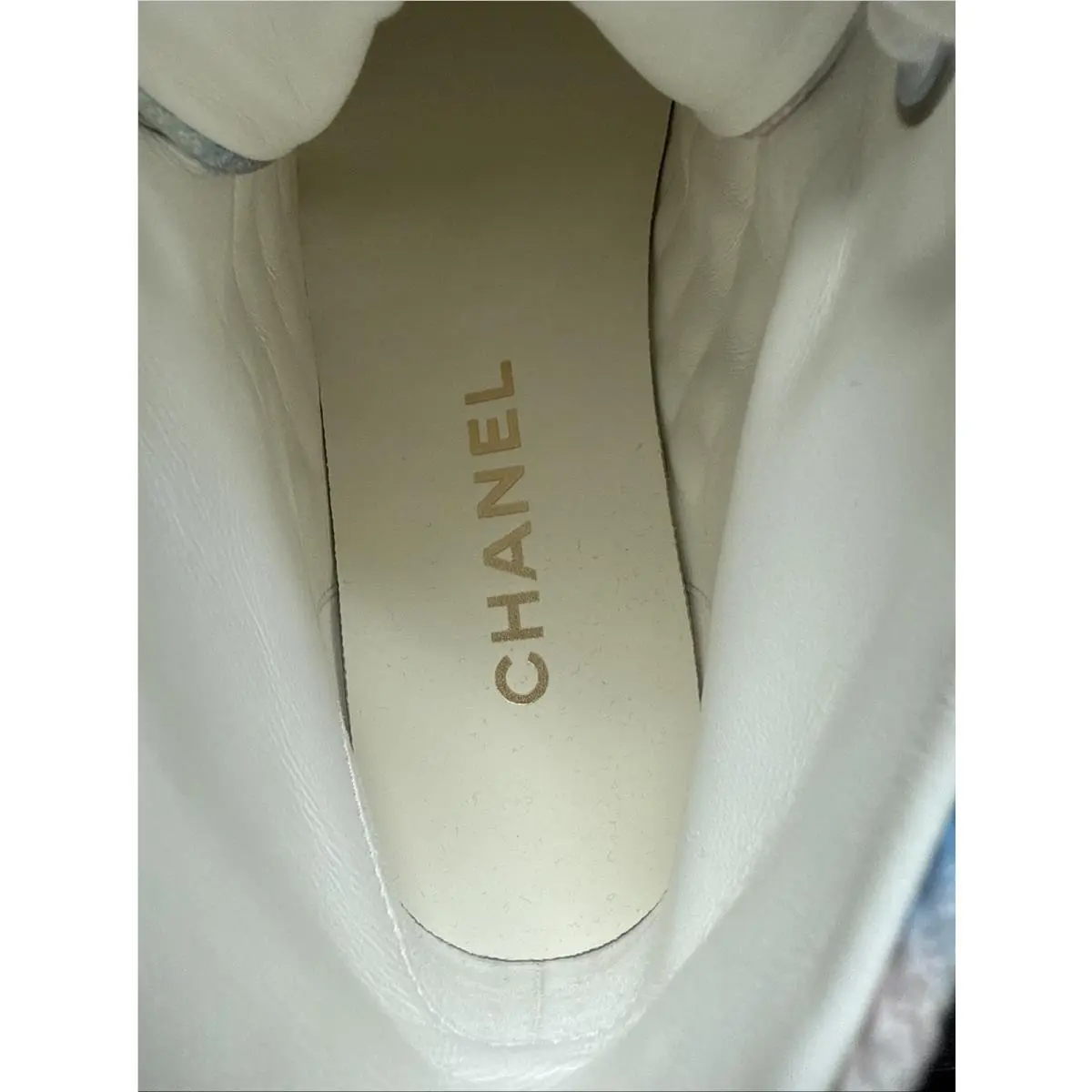 Chanel shoes - CHANEL CC - High Top Sneakers - Green, Pink, Blue, and White 14