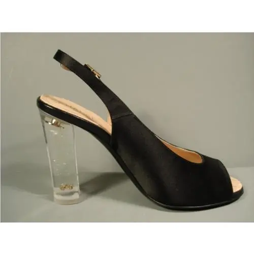 Chanel shoes - Chanel sandals slingbacks pumps - sandals slingbacks pumps - Black (UPC: 452537261094) 1