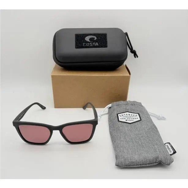 Sunlace Polarized Sunglasses Black/rose Glass 580G by Costa Del Mar