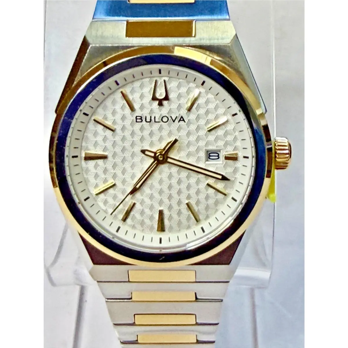 Two Tone Stainless Steel Quartz Ladies Classic Watch 98L323 by Bulova
