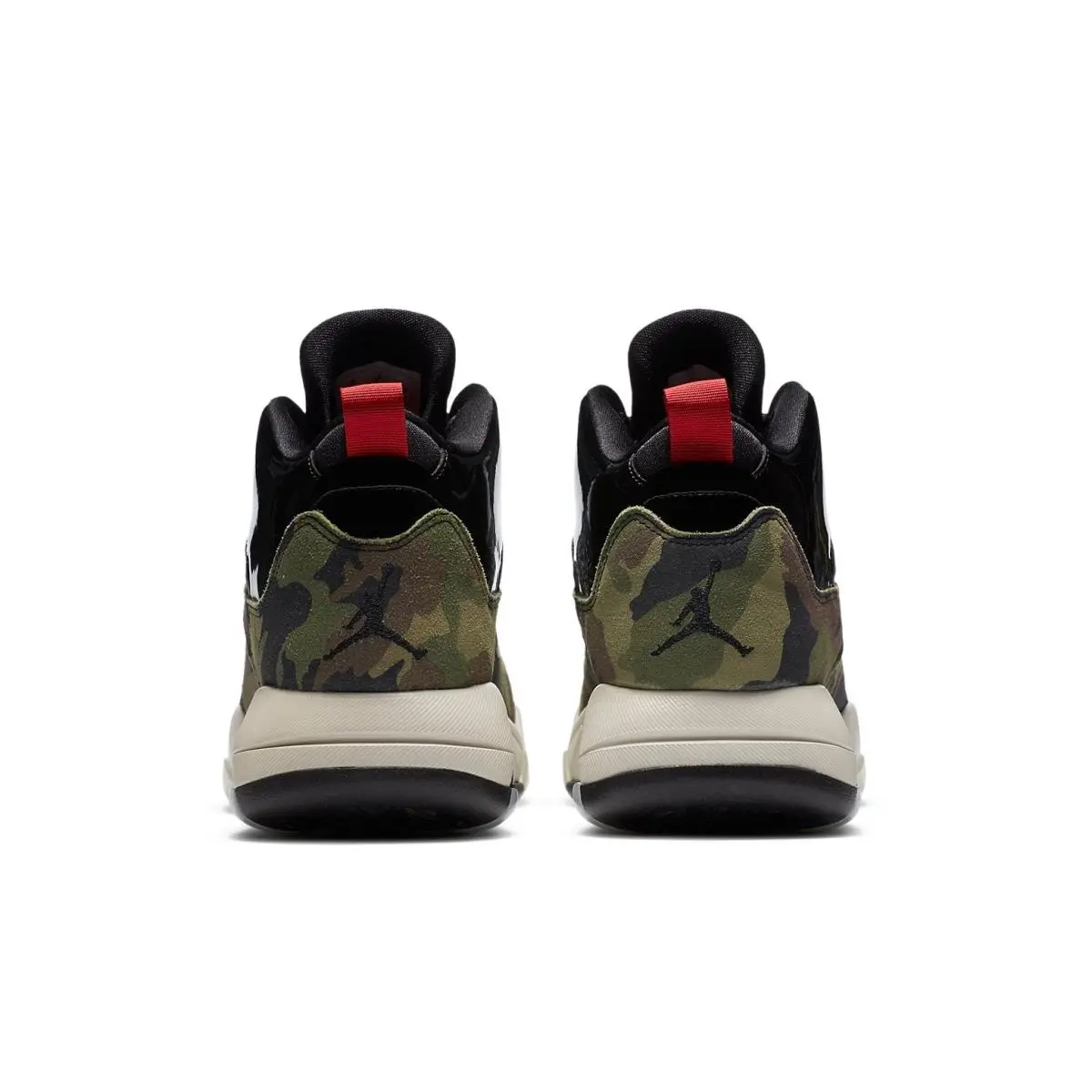Nike shoes - Jordan Maxin 200 - Maxin - CD6107 200 - MEDIUM OLIVE / GYM RED - BLACK 3