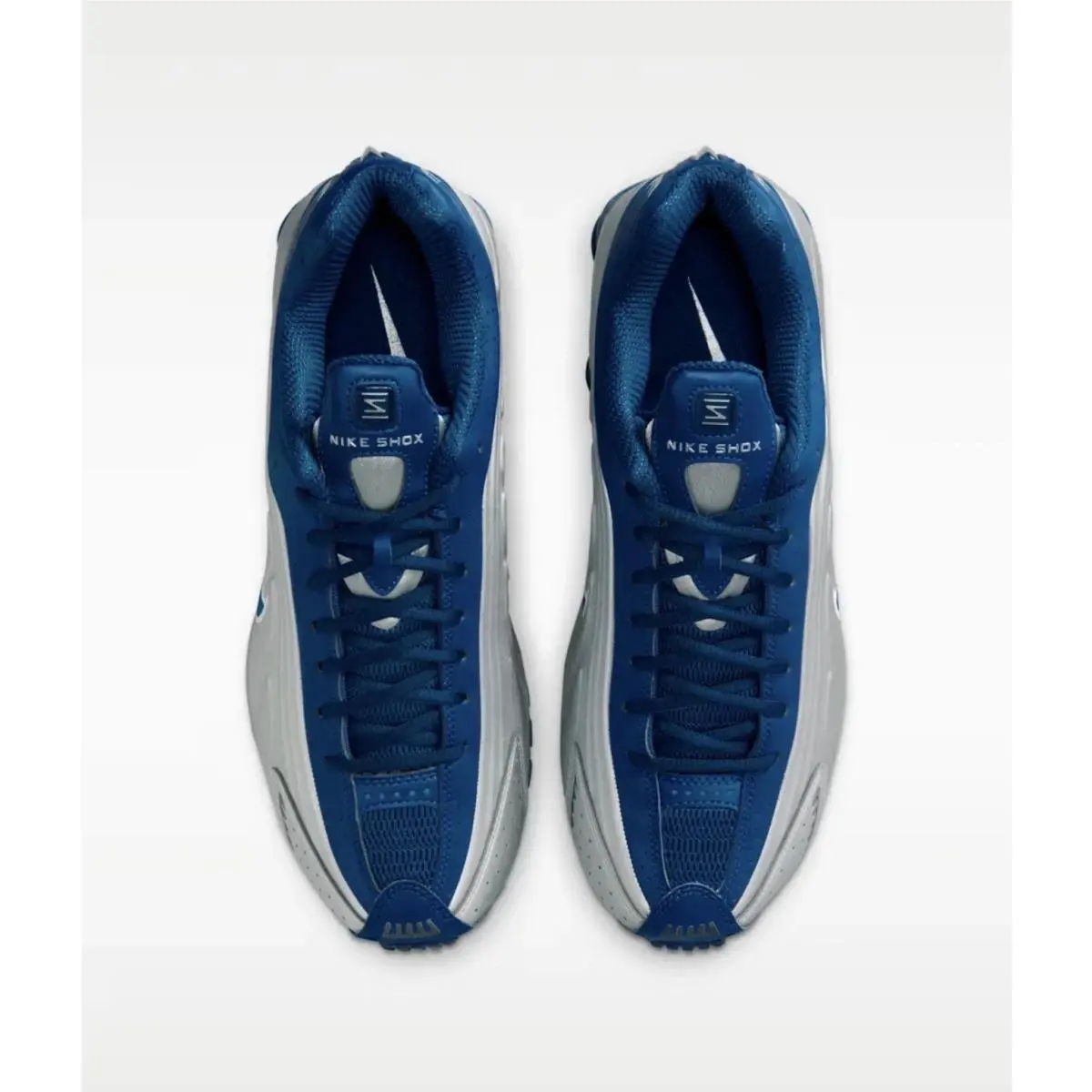 Nike shoes - Nike Shox R4 - Shox - Metallic Silver/Psychic Blue 1