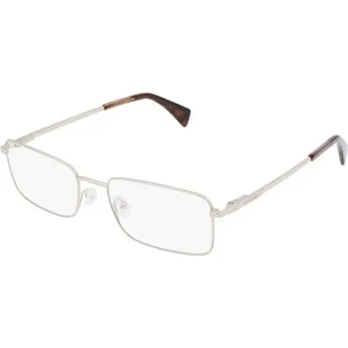 Men`s Rectangle Eyeglass Frames - LNV2108 - Made in Italy by Lanvin