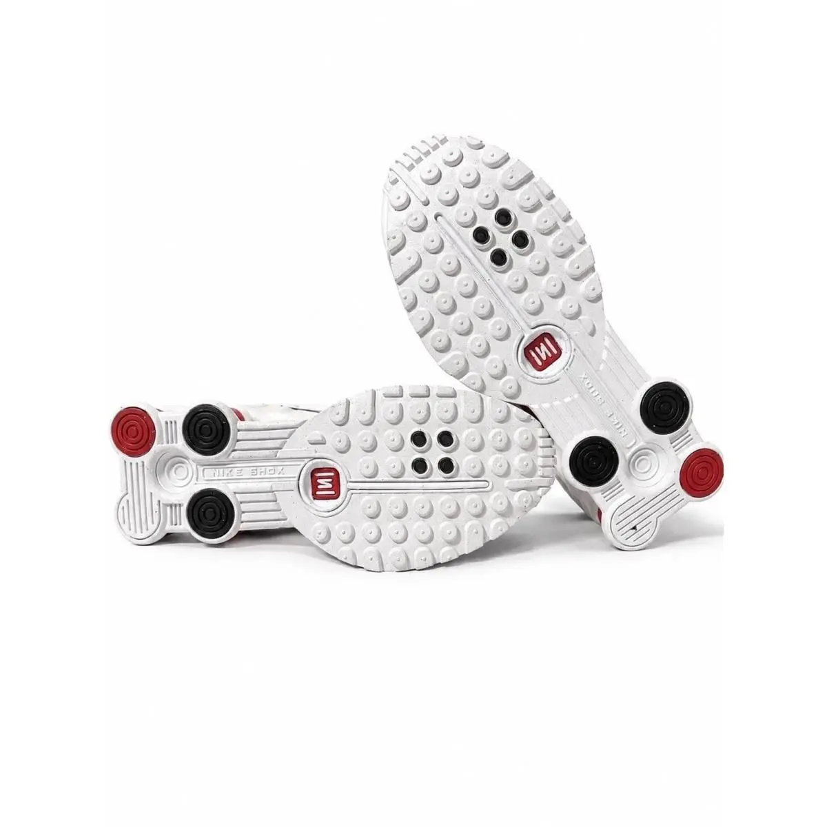 Nike shoes - Nike Shox R4 - Shox - White/White/Phantom 5