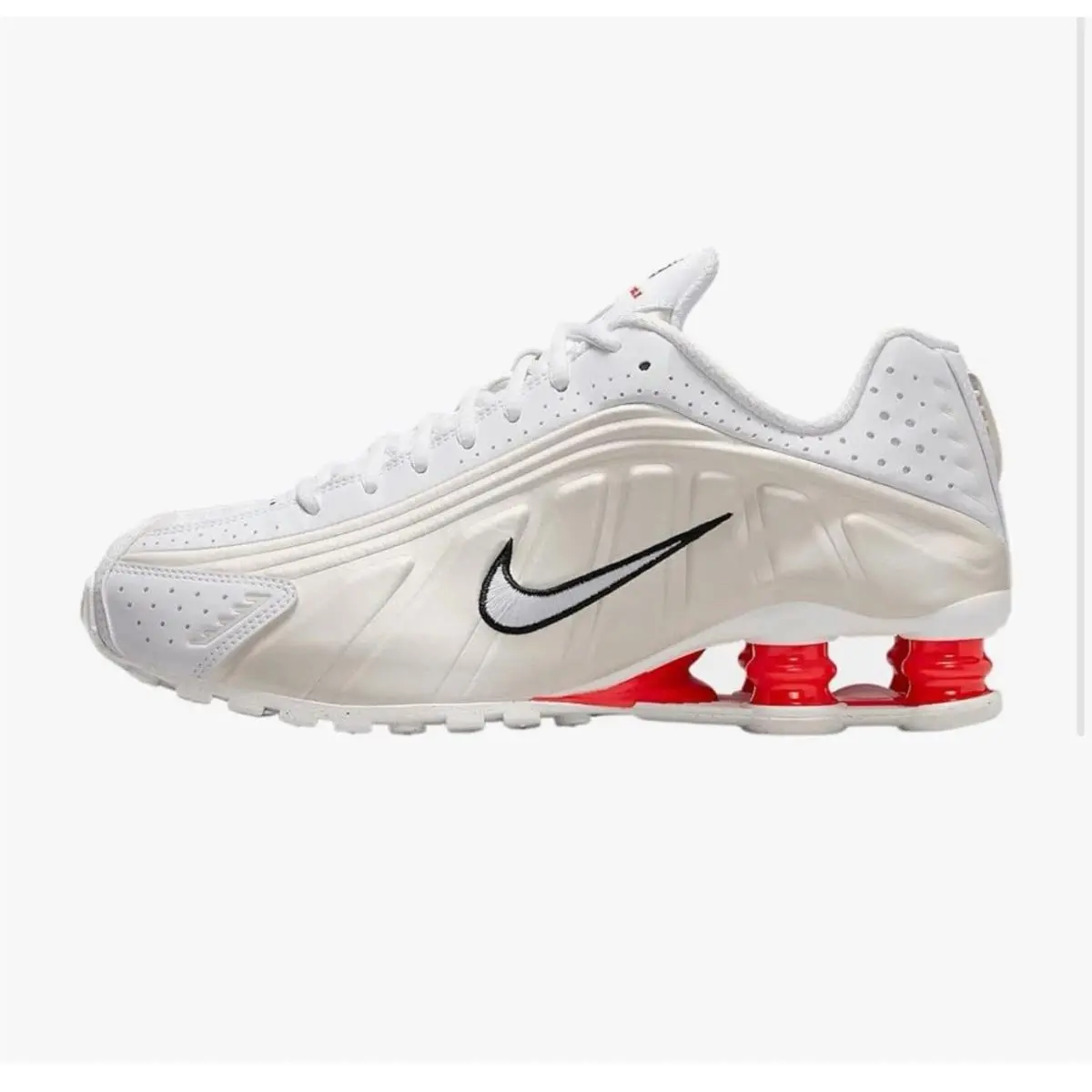 Nike shoes - Nike Shox R4 - Shox - White/White/Phantom 21