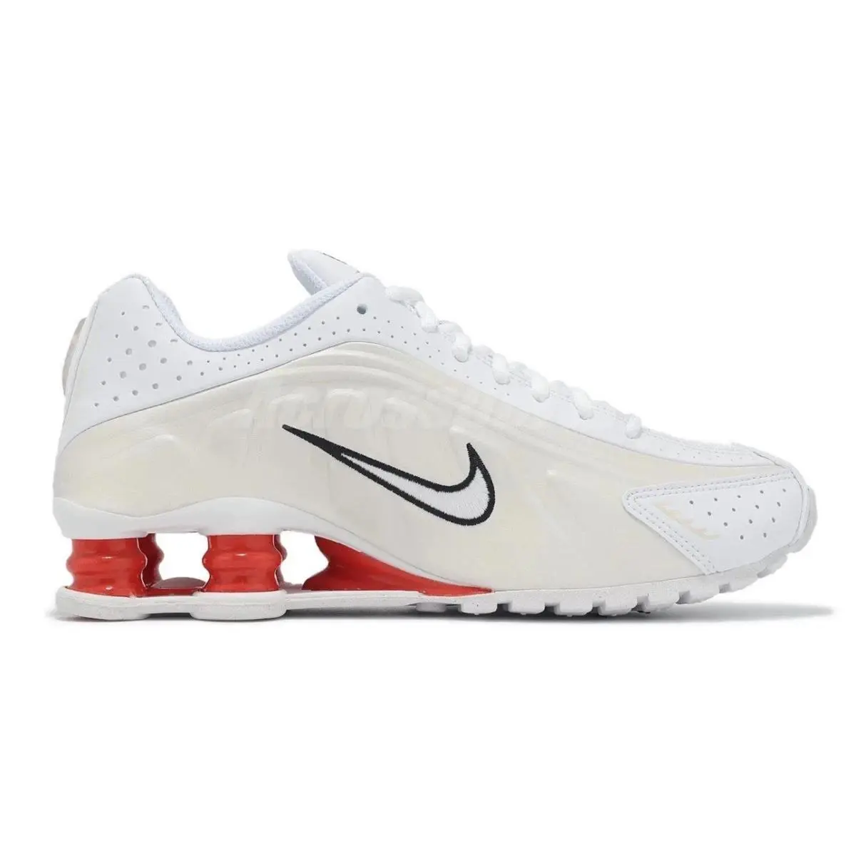 Nike shoes - Nike Shox R4 - Shox - White/White/Phantom 10