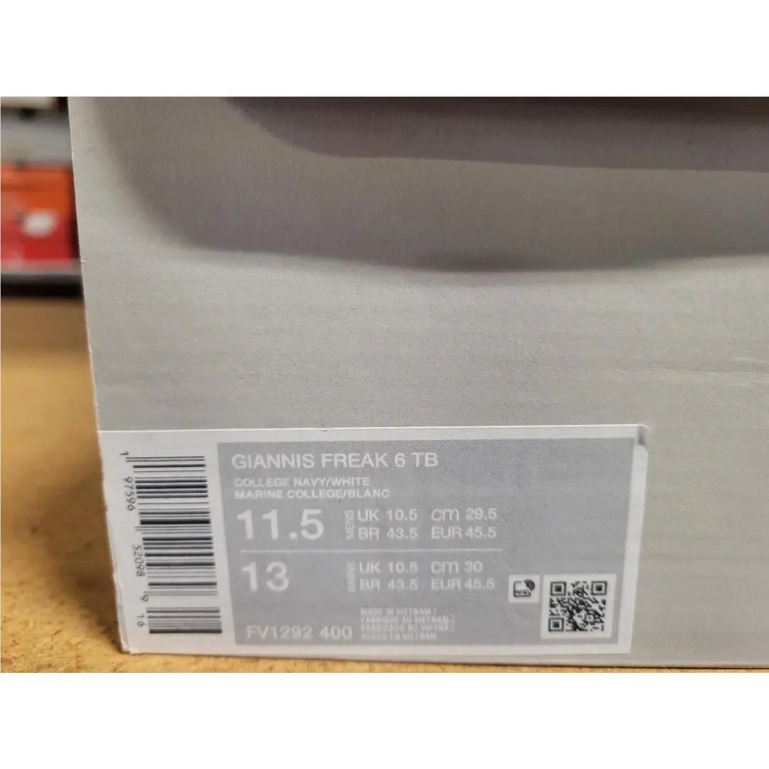 Nike shoes - Nike Giannis Freak 6 TB - FV1292-600 - College Navy White 4