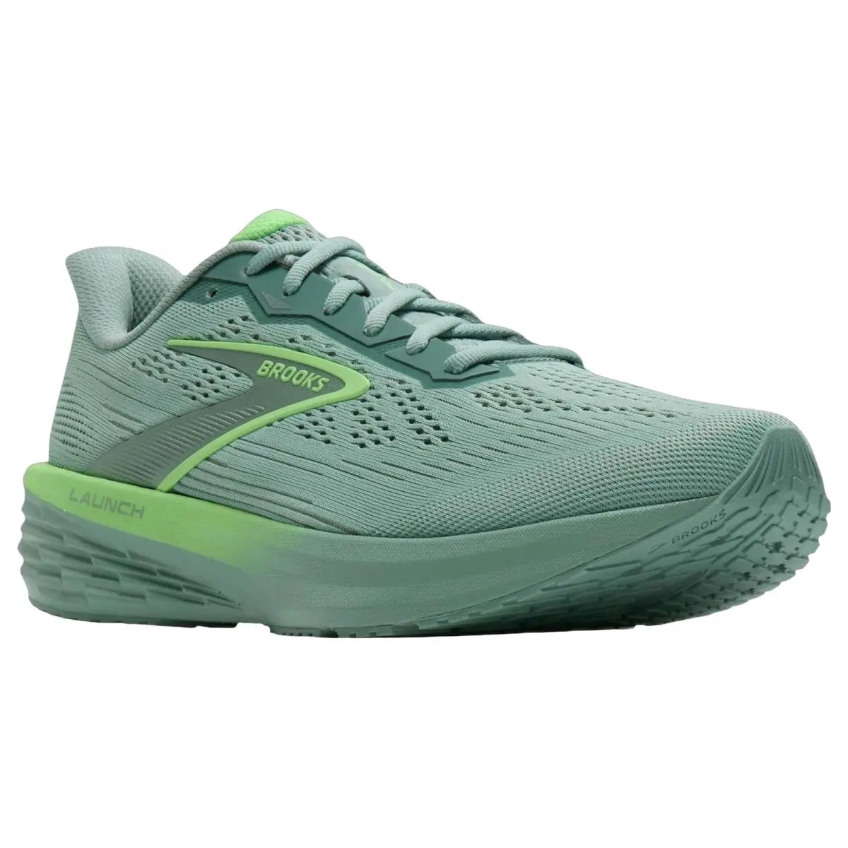 Brooks shoes - Brooks Launch 12 - Launch - 1104811D306 - Gray/Mist/Green 4