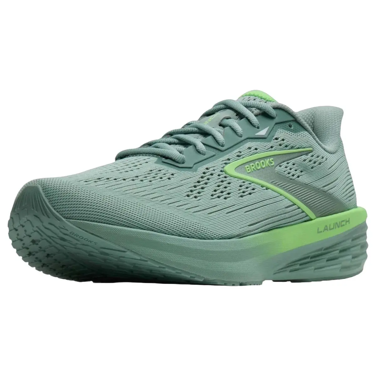 Brooks shoes - Brooks Launch 12 - Launch - 1104811D306 - Gray/Mist/Green 13