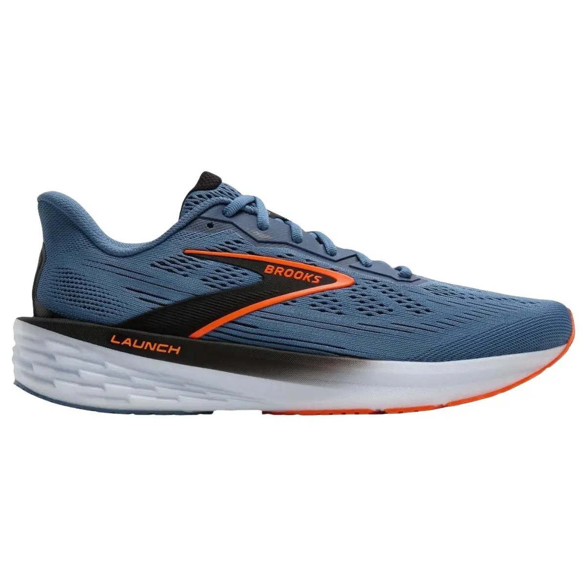 Brooks shoes - Brooks Launch 12 - Launch - 1104811D433 - Moonlight/Black/Orange 7