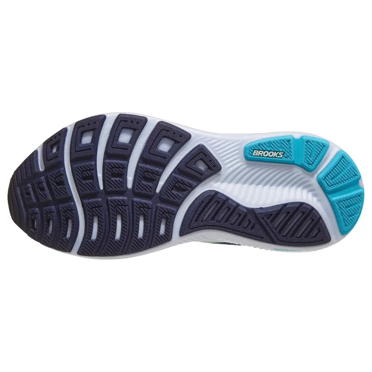 Brooks shoes - Brooks Ghost 17 - Ghost - 1204311B458 - Navy/Green/Turquoise 9