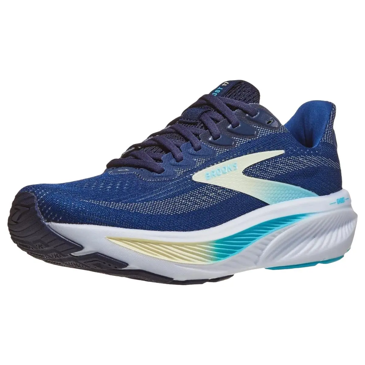 Brooks shoes - Brooks Ghost 17 - Ghost - 1204311B458 - Navy/Green/Turquoise 6