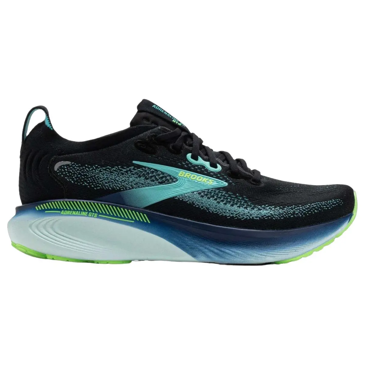 Brooks shoes - Brooks Adrenaline Gts 25 - Adrenaline Gts - 1104541D055 - Black/Ipanema/Mint 6