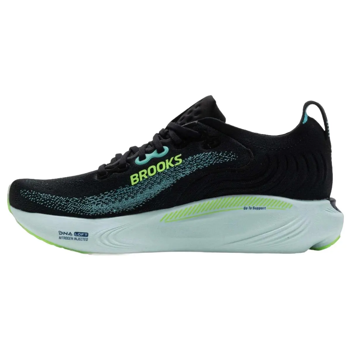 Brooks shoes - Brooks Adrenaline Gts 25 - Adrenaline Gts - 1104541D055 - Black/Ipanema/Mint 7
