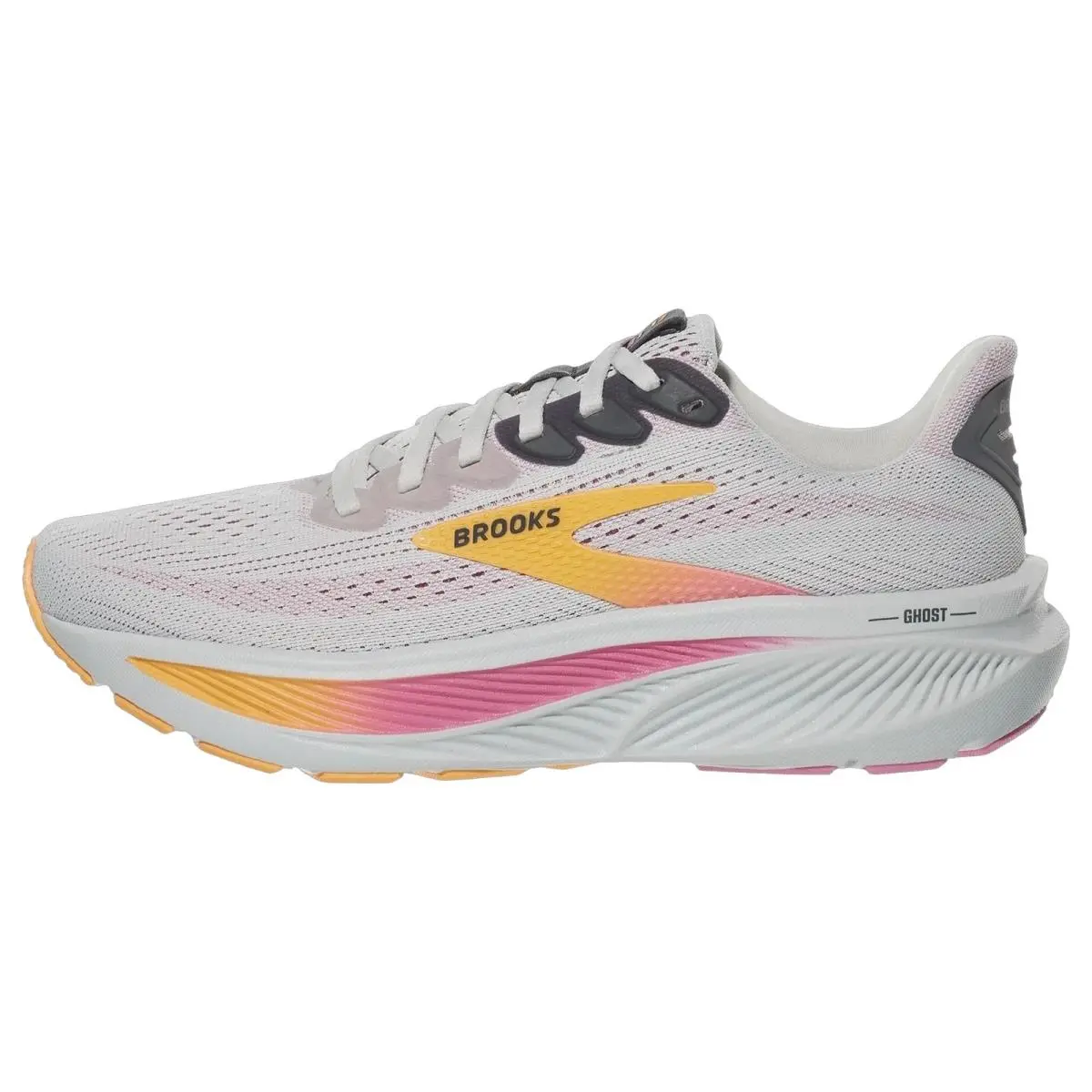Brooks shoes - Brooks Ghost 17 - Ghost - 1204311B070 - Oyster/Apricot/Pink 5