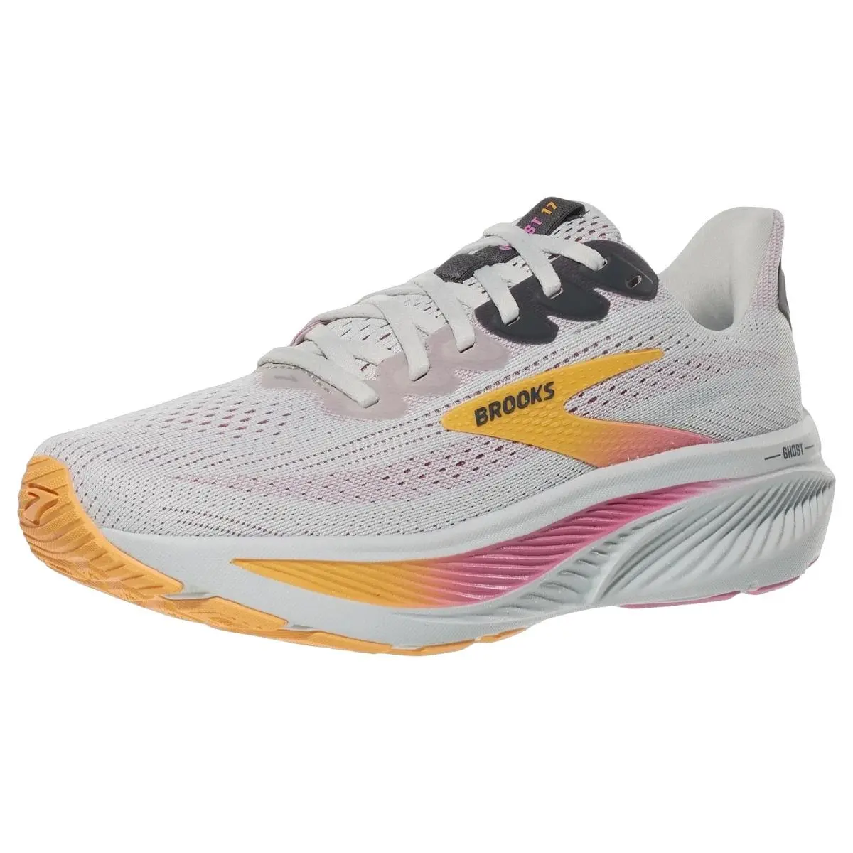 Brooks shoes - Brooks Ghost 17 - Ghost - 1204311B070 - Oyster/Apricot/Pink 6