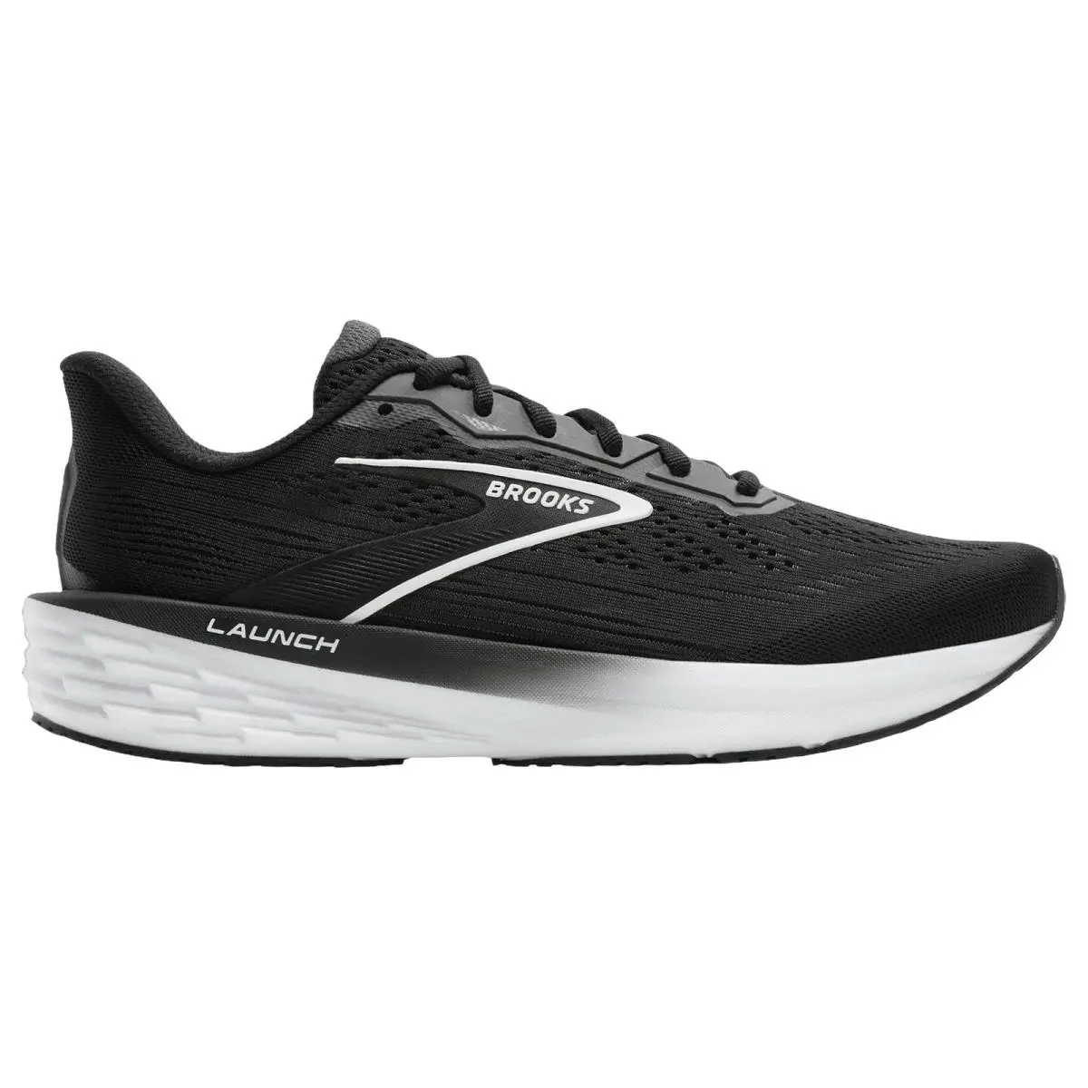 Brooks shoes - Brooks Launch 12 - Launch - 1204711B090 - Black/Grey/White 7