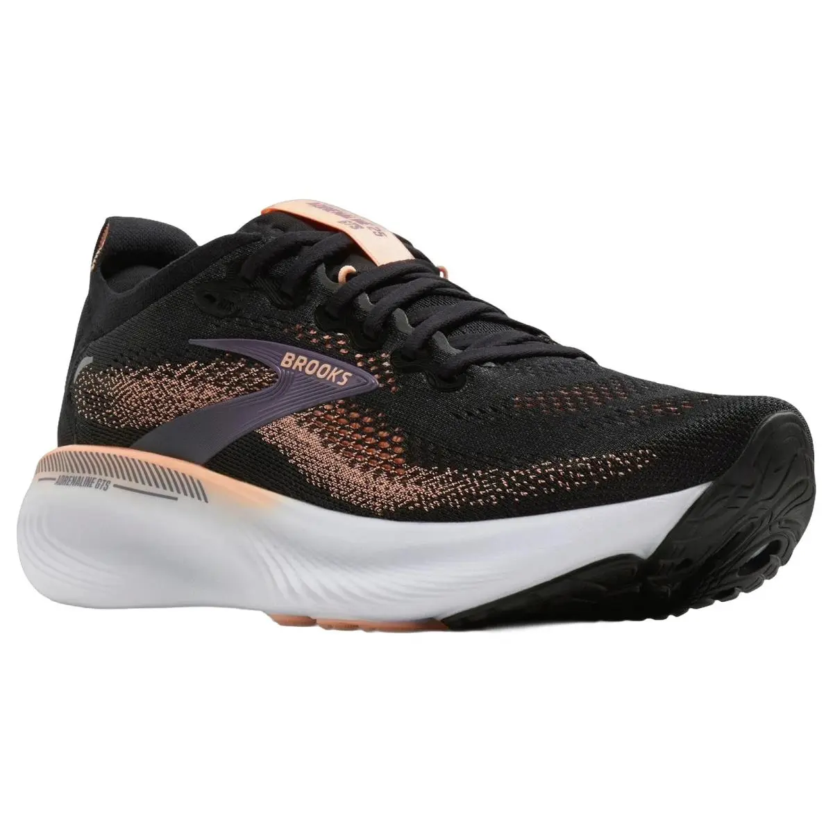 Brooks shoes - Brooks Adrenaline Gts 25 - Adrenaline Gts - 1204431B051 - Black/Peach/Mulled Grape 4