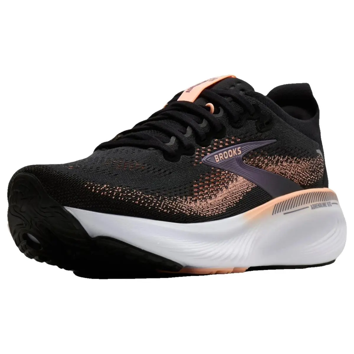 Brooks shoes - Brooks Adrenaline Gts 25 - Adrenaline Gts - 1204431B051 - Black/Peach/Mulled Grape 5