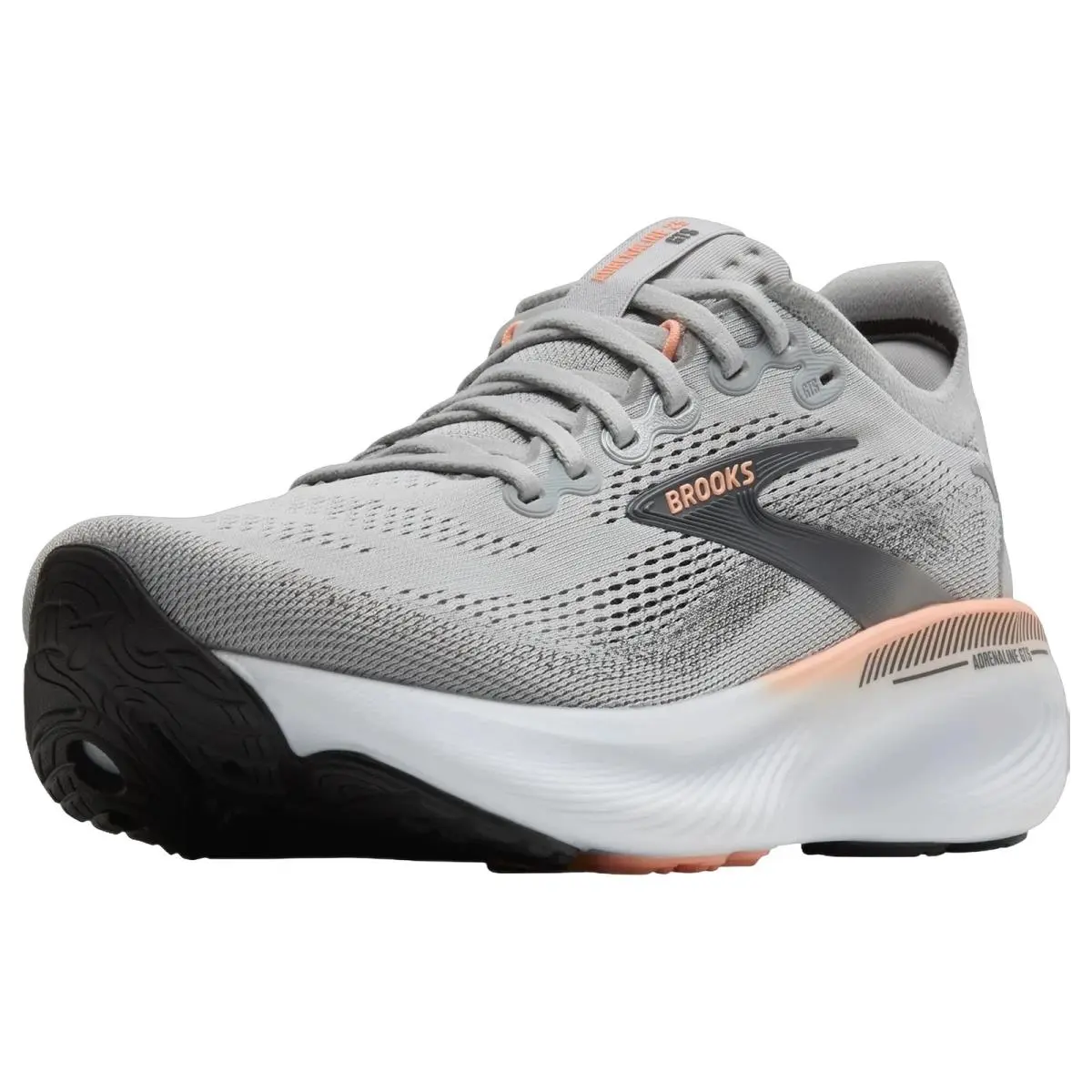 Brooks shoes - Brooks Adrenaline GTS 25 Extra Wide - 1204431B032 - Grey/Blackened Pearl/Coral 5