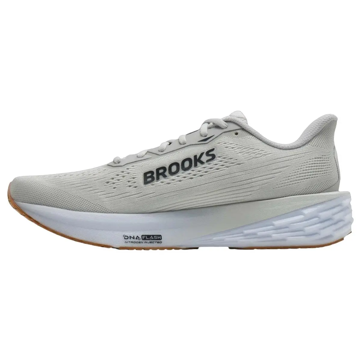Brooks shoes - Brooks Launch 12 - Launch - 1104811D190 - Oyster/White/Phantom 2
