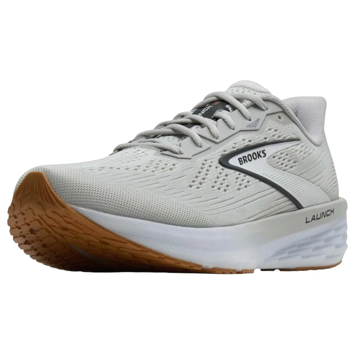 Brooks shoes - Brooks Launch 12 - Launch - 1104811D190 - Oyster/White/Phantom 5