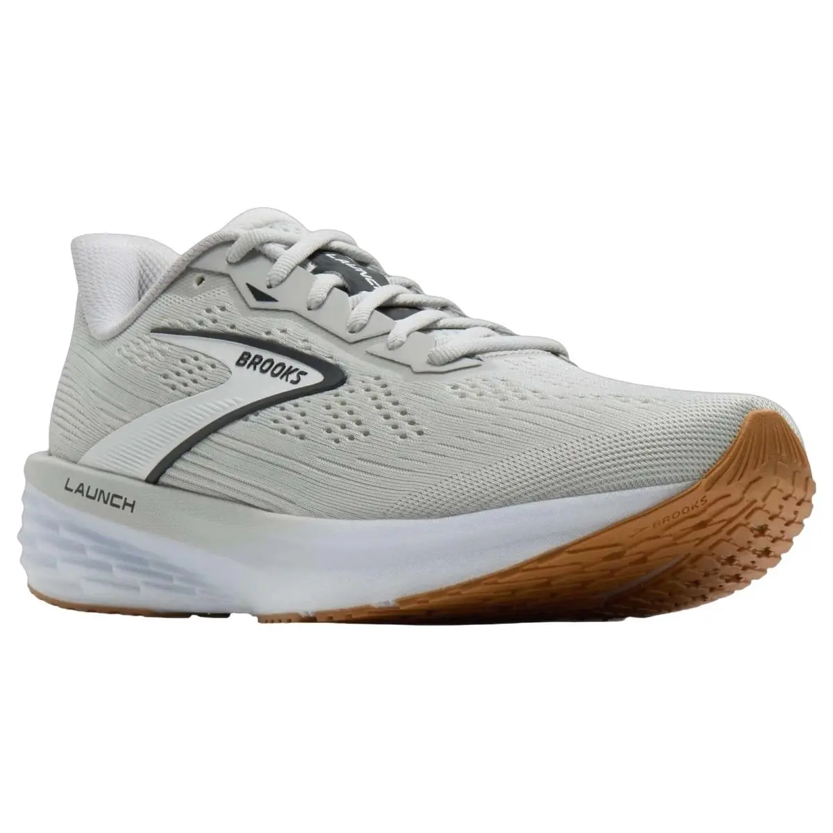Brooks shoes - Brooks Launch 12 - Launch - 1104811D190 - Oyster/White/Phantom 12