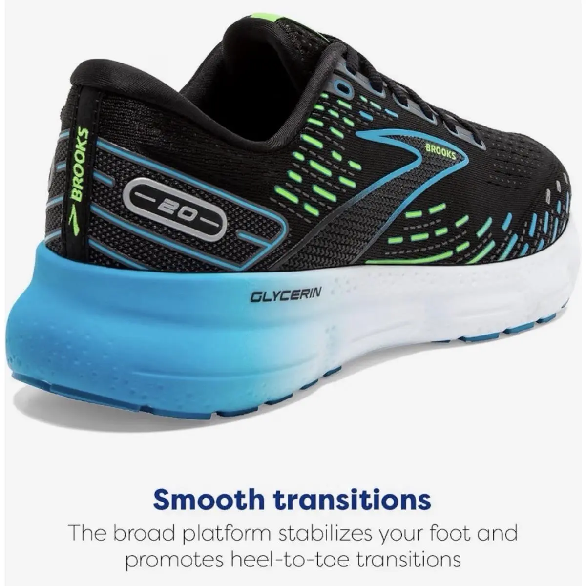 Brooks shoes - Brooks Glycerin - Glycerin - 110382-1D-444 - Blue 2