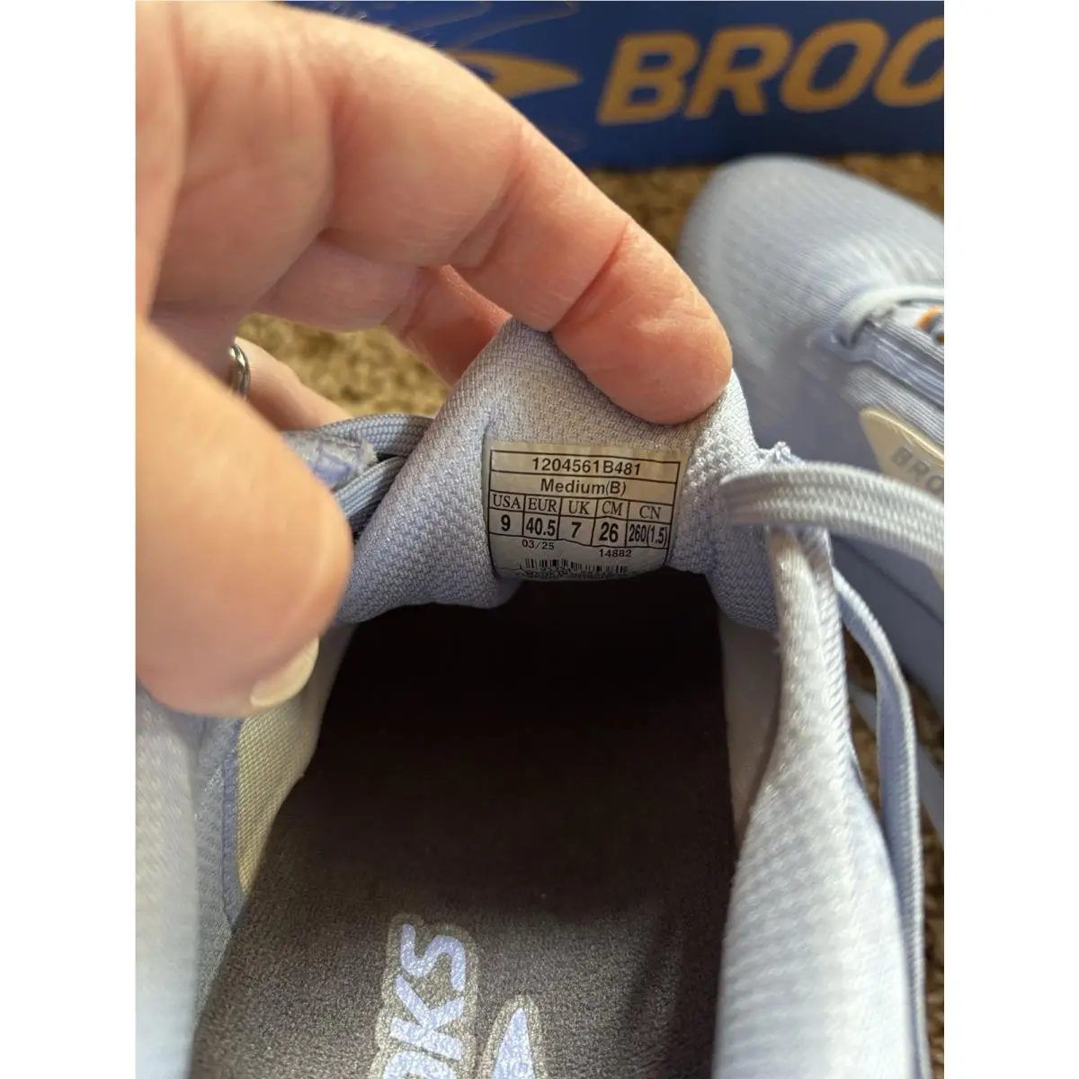 Brooks shoes - Revel 8 - Revel - 1204561B481120 - Blue Heron/Coconut/Orange (UPC: 195394685381) 4