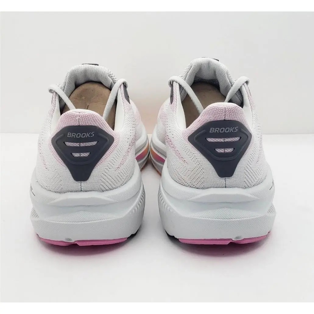 Brooks shoes - Brooks Ghost 17 - Ghost - Oyster Gray/Apricot/Pink 1